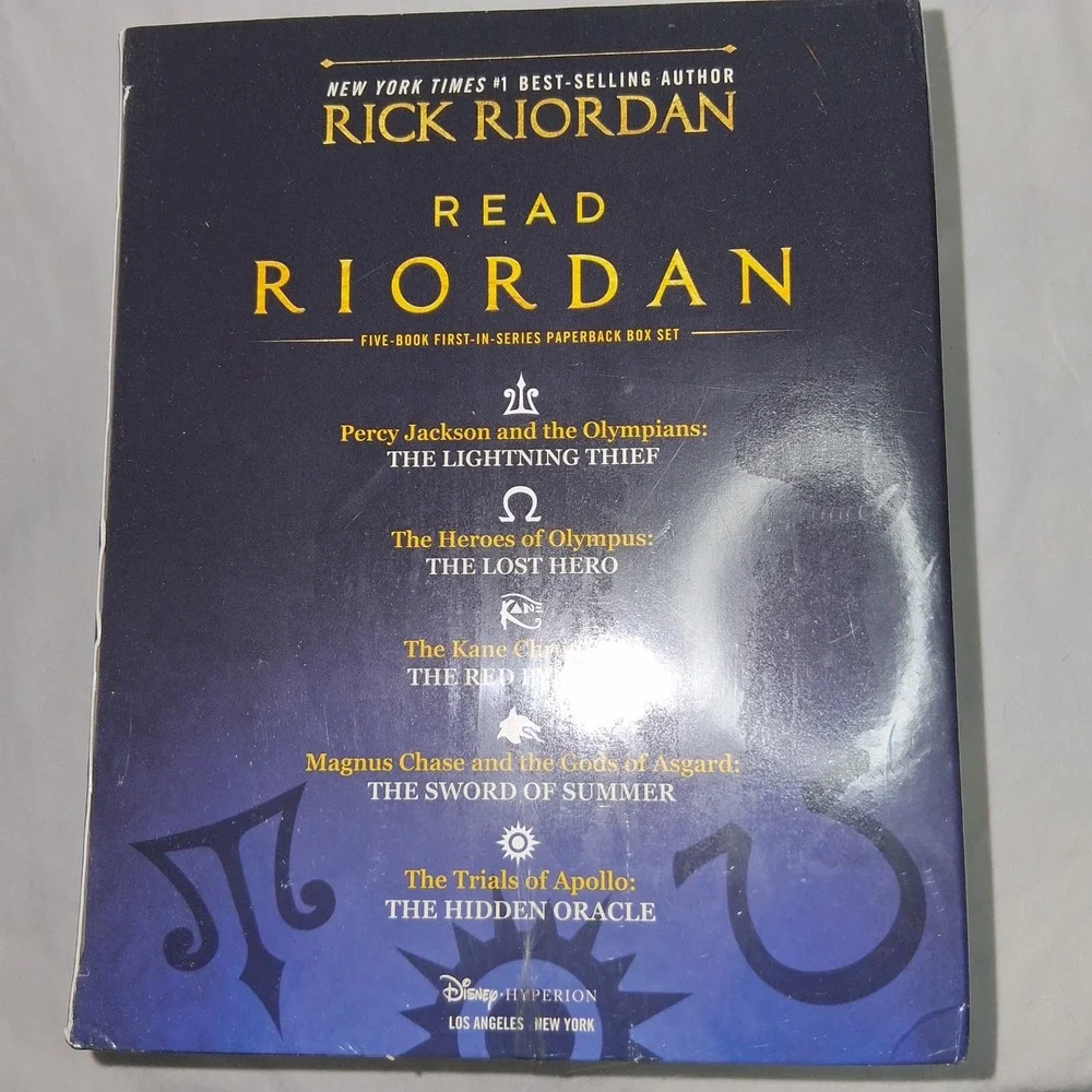 Rick Riordan Book Set The Lightning Thief Heroes of Olympus‎ Paperback